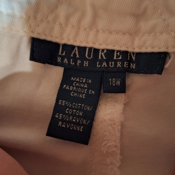 Lauren Ralph Lauren White Cargo Pants Plus Size Ladies 18 Gorpcore Utility HIKE - Picture 2 of 4